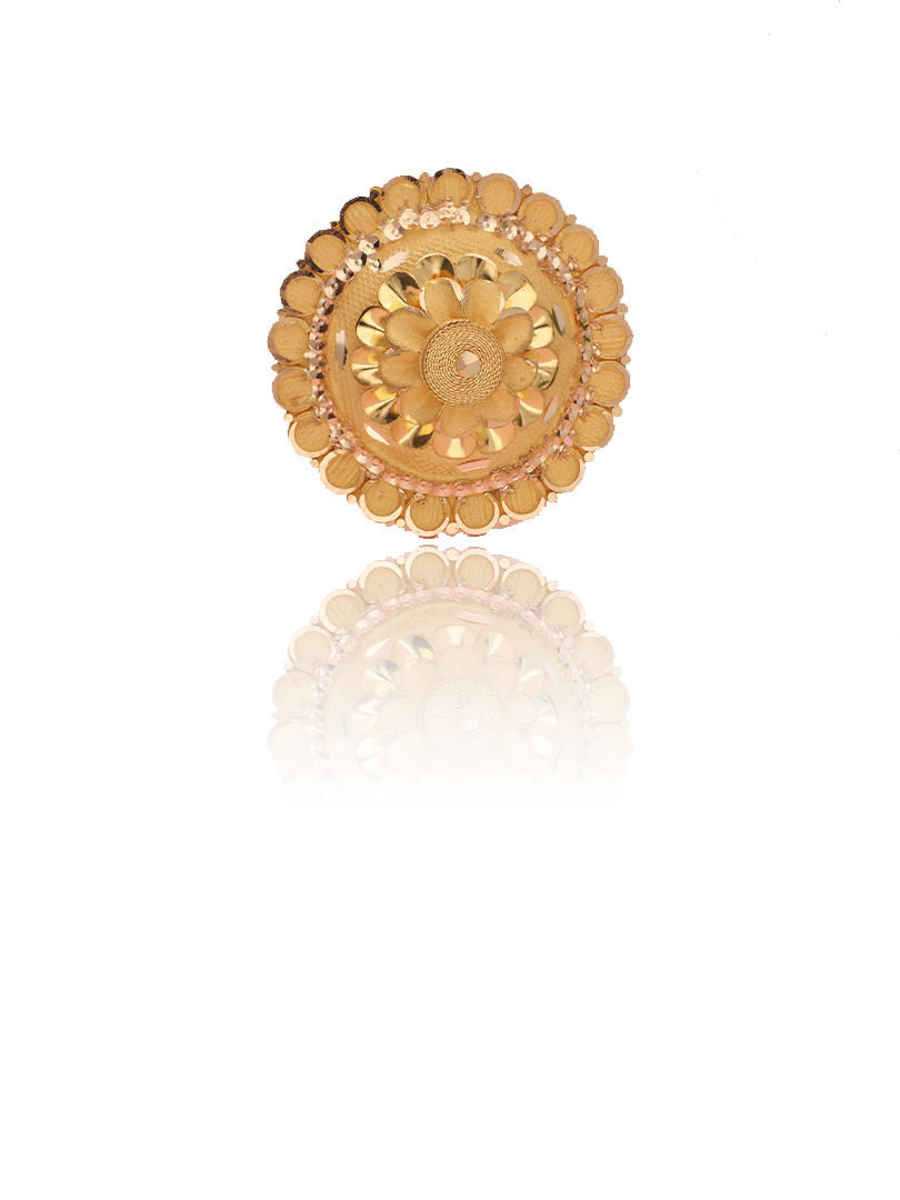 14Kt Gold Genuine Natural Diamond Open Circle Design Ring –  elizabethjewelrycompany