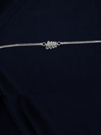 Silver Luminary Rakhi