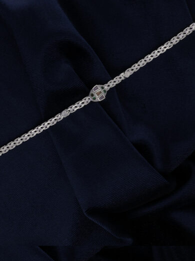 Enchanting Silver Rakhi