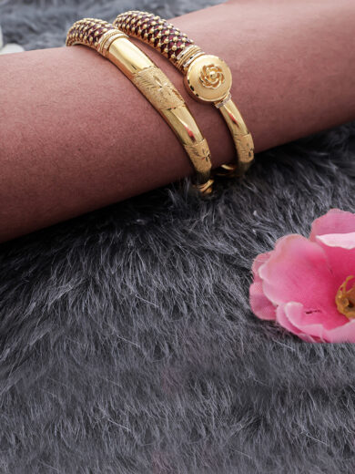 Timeless Art Rosy Bangles