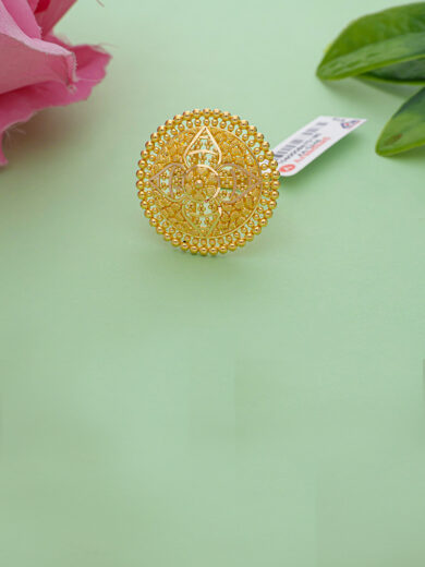 Sunlit Mandala Ring