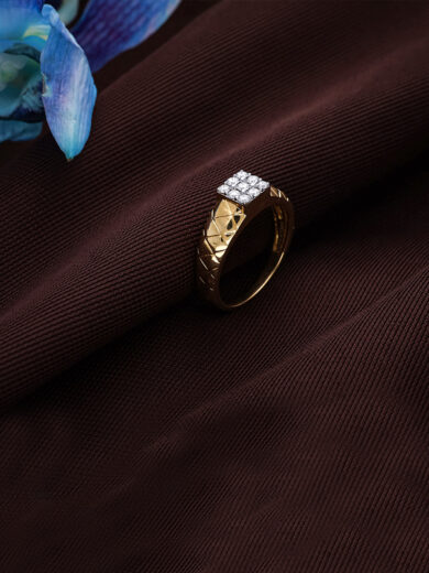 Diamond Gents Ring - Arundhati Jewellers