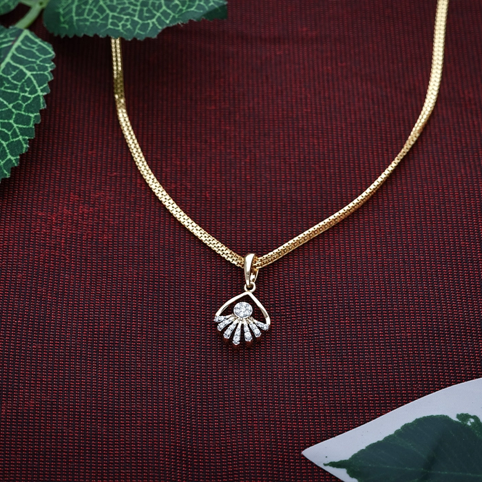 Diamond Heartburst Pendant - DPND0595SU324L - Image 2
