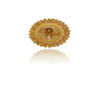 Royal Bloom Party Wear Gold Ring-1060005694603AA S263