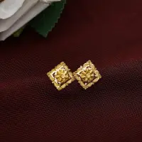 Rajasi Pushpa Gold Stud Earrings-TOP5784 S263