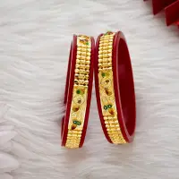 Lightweight 22K Gold Sankha Bangles-SNKH9357 SU2ED8