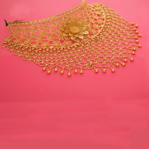 Royal Filigree Bridal Gold Choker -1060008667971AA S346