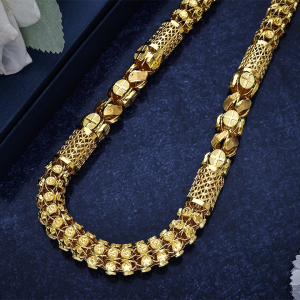 22K Designer Long Gold Chain-CH15500 S360