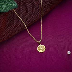 Om Symbol 22K Gold Kids Pendant Locket-LKT5456 SU2E81