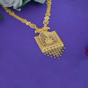 Golden Whispers Long Gold Necklace-1060010788410AA S252