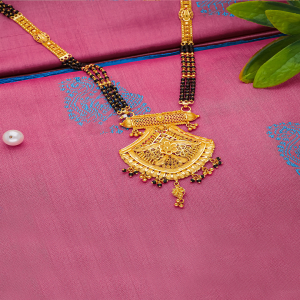 Vaishnavi Aura Semi Long Gold Mangalsutra-1060009893941AAS27