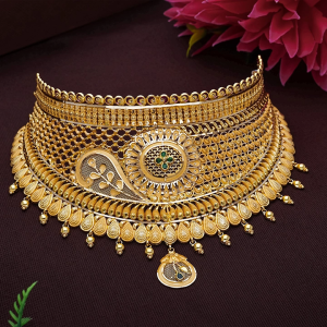 Heritage Bridal Gold Choker-NCCS0800 S141