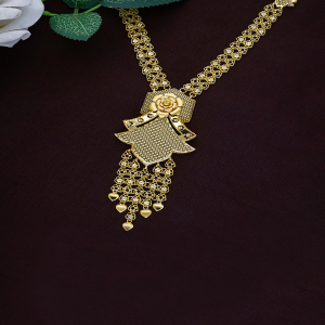 Cappadocia Flow Long Gold Necklace-1060011066661AA S364