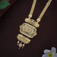 22K Gold Floral Jaali Rani Haar - NKSL6743SU2EA1