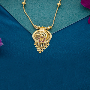 Golden Halo Pendant Chain