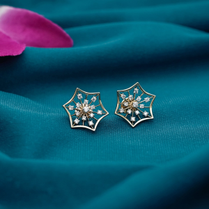 Diamond Starburst Earrings - DERR3513 SU2ECA