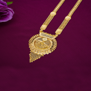 Chandrika Mala Long Gold Necklace-1060010986946AA S30