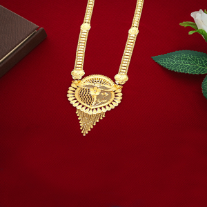 Golden Cascade Long Gold Necklace-1060010868501AA S401