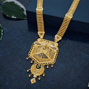 Rajwada Aishani Antique Bridal Long Necklace-NKSS5696 S141