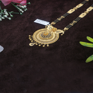 Royal Floral Disc Mangalsutra -1060008750405AAS27