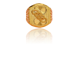 Infinity Radiance Gold Ring For men-1060005850047AA S252