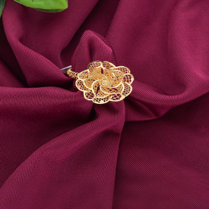 Gilded Feather Serenity Ring-1060009158255AA S353