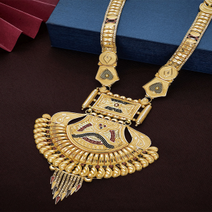 Tihar Shubha Jhalki Long Gold Necklace-NKSS2632 S263