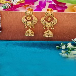 Radiant Jhumar Blooms Earring-1060008914470AA-S311