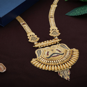 Tihar Mangala Jhalki Long Gold Necklace-NKSS2629 S263