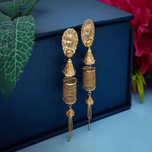 Gold Jhumka Fancy Premium - 1060010850261AA S301