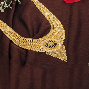 Elegance of attire u shaped Semi Long necklace-1060008979103AA S264