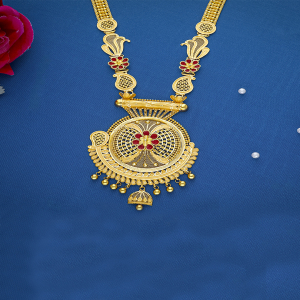 Celestial Halo Long Gold Necklace-1060011001716AA S101