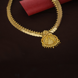 Divya Lakshmi Dhara Long Gold Necklace-1060010724333AA S414