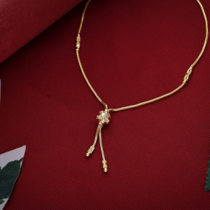 Gold Adjustable Tassel Pendant - CH15433SU2EA8
