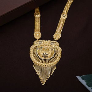 Rajwada Pushpika Antique Bridal Long Necklace-NKSS5699 S141