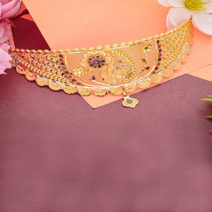 Ultra Glamour Meenakari Choker-1060008802807AA S101