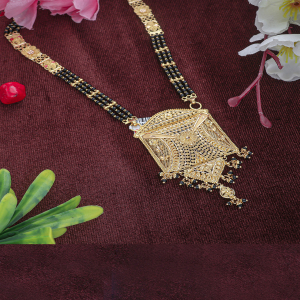 Royal Fan Pendant Mangalsutra -1060008749935AAS27