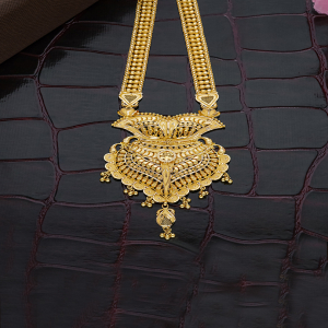 Ornate Glory Long Gold Necklace-1060010895903AA S381
