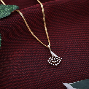 Diamond Feather Pendant - DPND0573SU324L