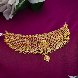 Traditional Bridal Gold Choker Necklace-NCCS0506 SU2E51