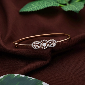 Diamond Butterfly Gold Bracelet for Women-DLBR0213 S419