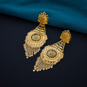 Latest Traditional Gold Hanging Earring-ER16859 SU2E83