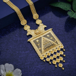 22K Gold Jaali Rani Haar Necklace - NKSL6673SU2E83