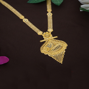 Unequaled Elegance Long Gold Necklace-1060010868594AA S401