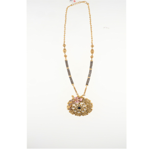 Floral 22K Gold Designer Mangalsutra - 1060001822383AA S101