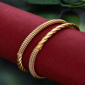 22kt Gold Bala Bangles-BALA0809 S322