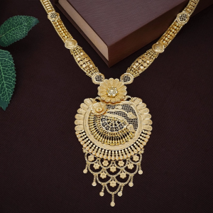 22K Gold Floral Filigree Rani Haar - NKSL6770SU2EA1