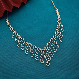 18kt Diamond Cascade Necklace-DNLC0760 S214 25SNS01281AOAD C.N:74J99952510