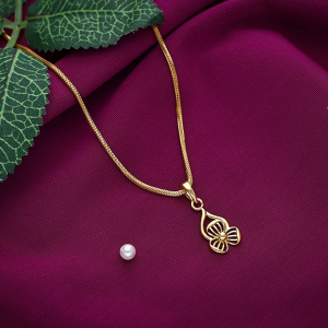 Triple Petal 22K Gold Kids Pendant Locket - LKT4722SU2ECG