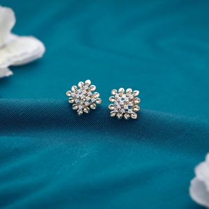 Diamond Starburst Earrings - DERR3724SU324L